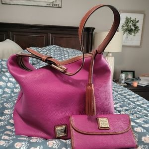 Dooney and Bourke Paige Hobo and Matching Wallet